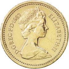 Great Britain, Elizabeth II, Pound, 1983, AU(50-53), Nickel-brass, KM:933