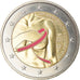 France, Monnaie de Paris, 2 Euro, Cancer du Sein, 2017, Paris, BU, MS(65-70)