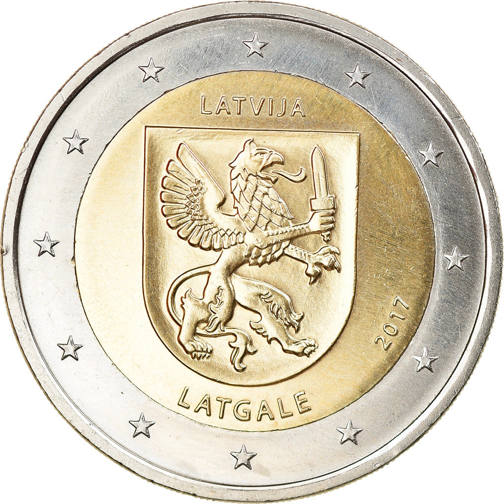 Lettonia, 2 Euro, Latgale, 2017, SPL, Bi-metallico, KM:New