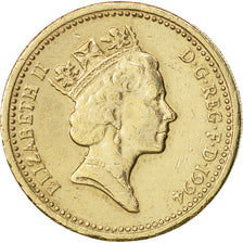 Great Britain, Elizabeth II, Pound, 1994, AU(50-53), Nickel-brass, KM:967