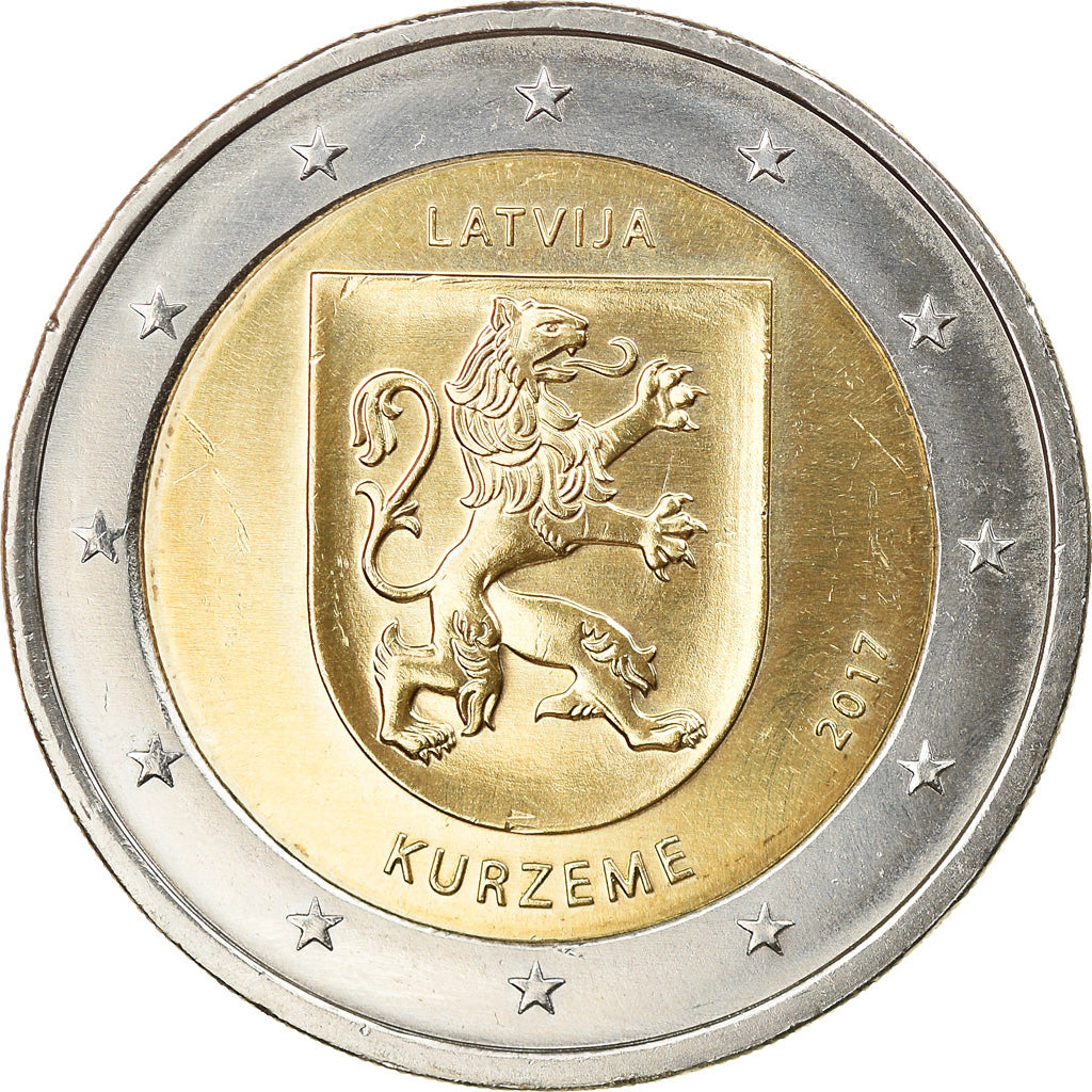 Latvia, 2 Euro, Kurzeme, 2017, SPL, Bi-Metallic, KM:New