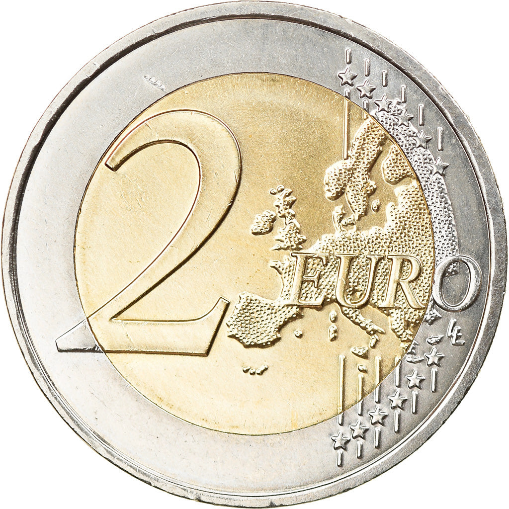 Francja, 2 Euro, Sida, 2014, MS(63), Bimetaliczny, Gadoury:19, KM:New
