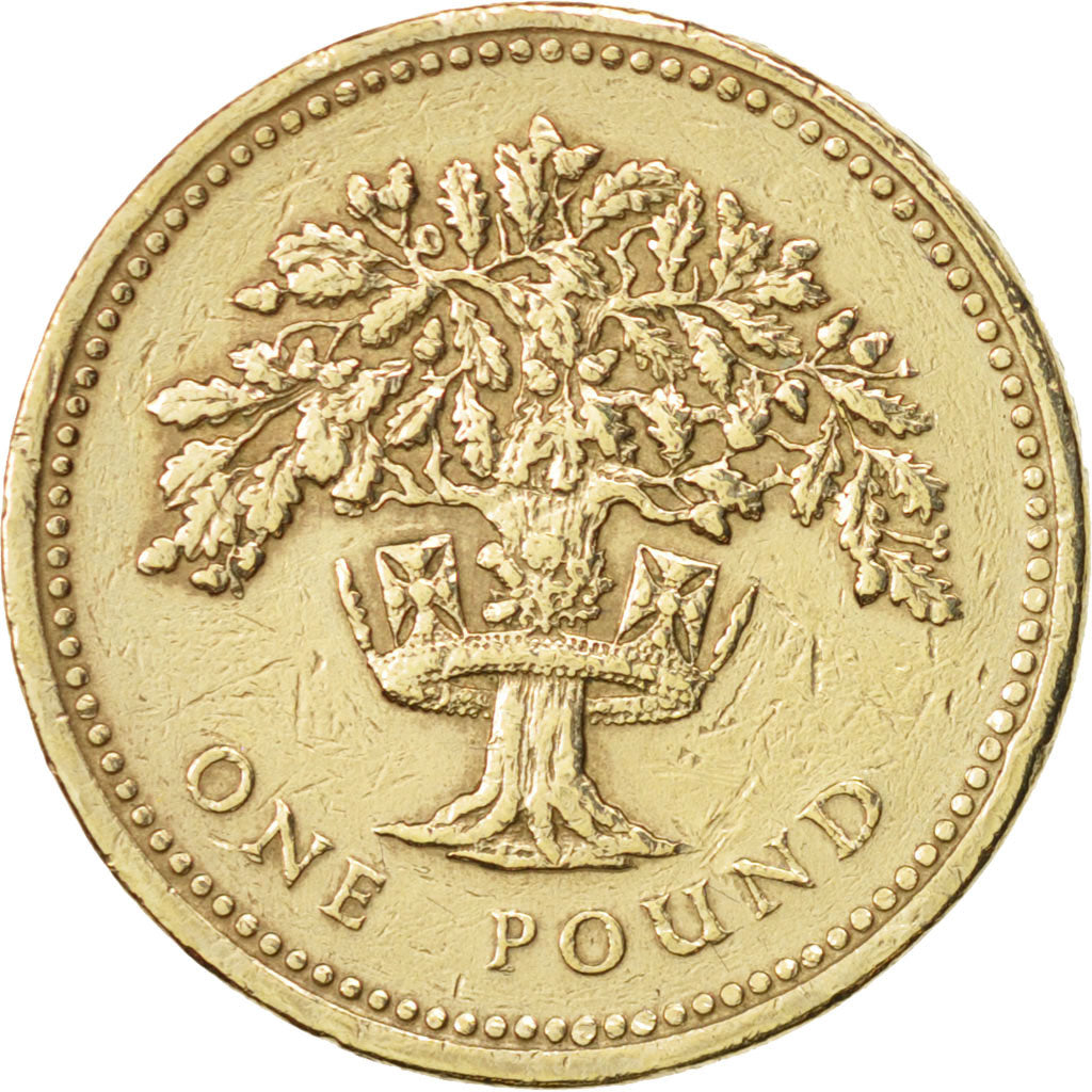 Great Britain, Elizabeth II, Pound, 1987, EF(40-45), Nickel-brass, KM:948