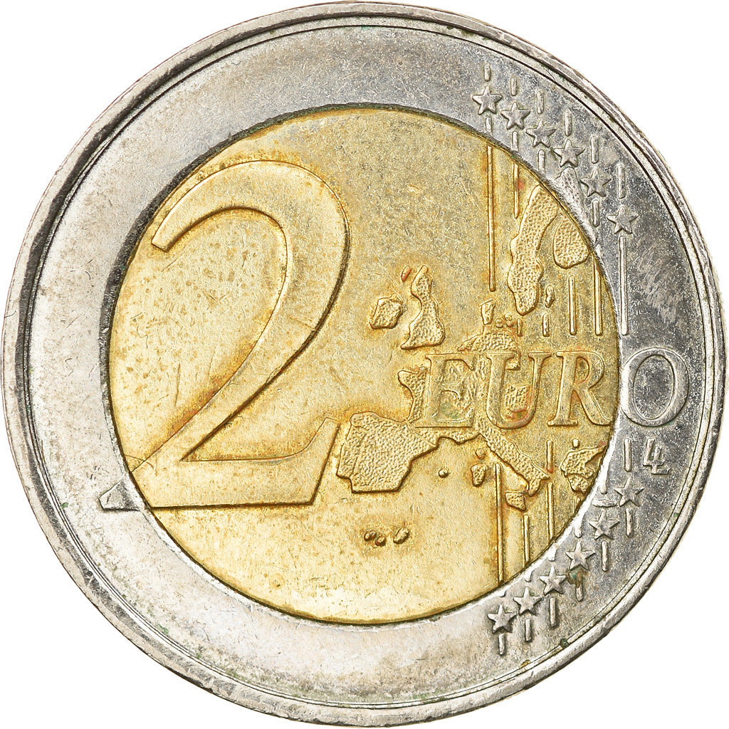 Belgium, 2 Euro, Schengen Agreement, 2005, Brussels, EF(40-45), Bi-Metallic