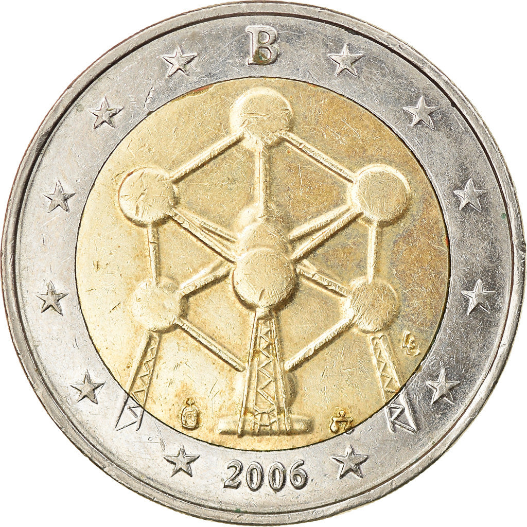 Belgique, 2 Euro, Atomium, 2006, Bruxelles, TTB, Bi-Metallic, KM:241