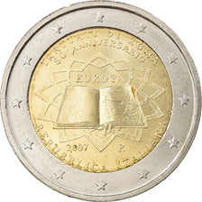 Italy, 2 Euro, 2007, Rome, AU(50-53), Bi-Metallic, KM:311