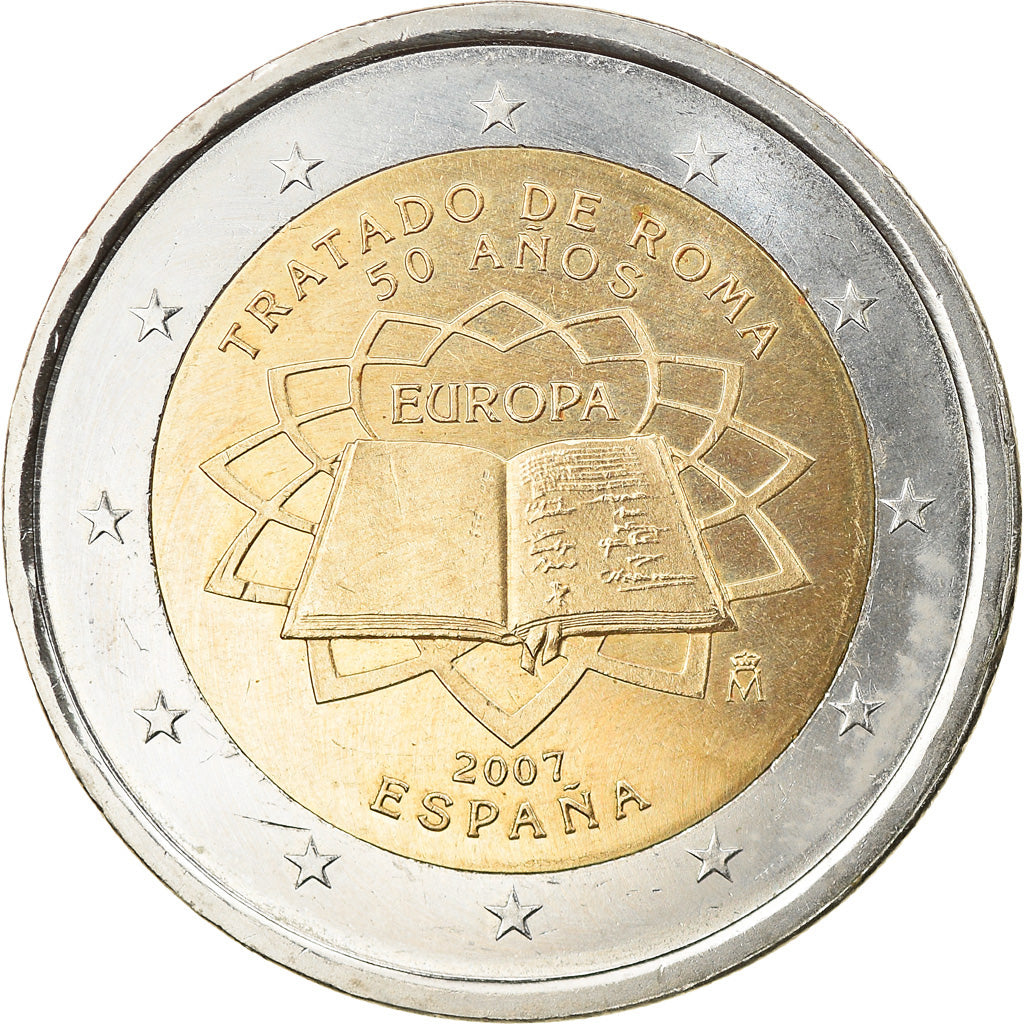 Spain, 2 Euro, 2007, Madrid, MS(63), Bi-Metallic, KM:1130