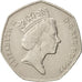 Great Britain, Elizabeth II, 50 Pence, 1997, EF(40-45), Copper-nickel, KM:940.2