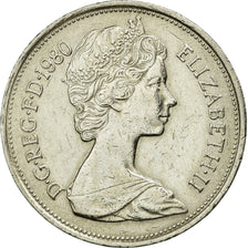 Coin, Great Britain, Elizabeth II, 10 New Pence, 1980, AU(50-53), Copper-nickel