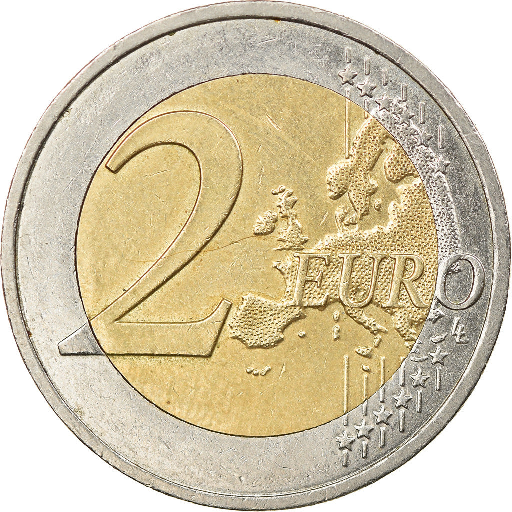 France, 2 Euro, 10 Jahre Euro, 2012, Paris, TB+, Bi-Metallic, KM:1846