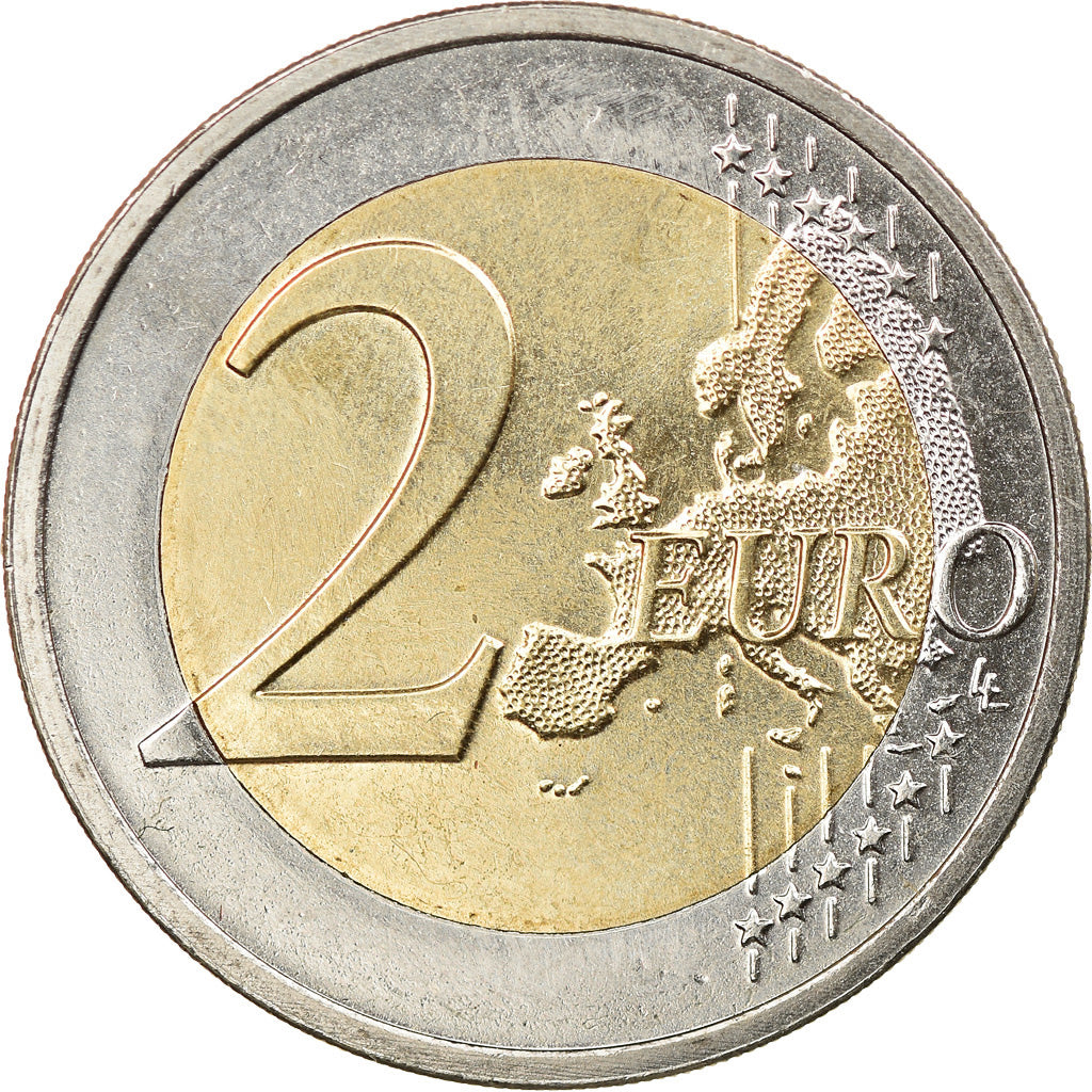 Luxemburgo, 2 Euro, 2017, SC, Bimetálico, KM:New
