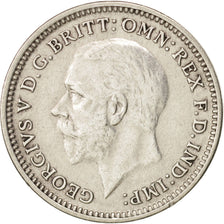 Great Britain, George V, 3 Pence, 1932, AU(50-53), Silver, KM:831