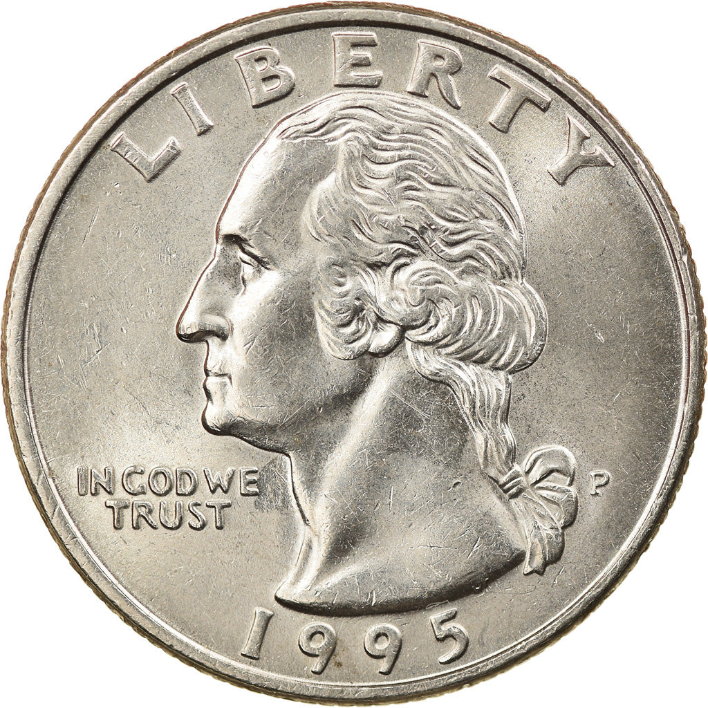 Coin, United States, Washington Quarter, Quarter, 1995, U.S. Mint, Philadelphia
