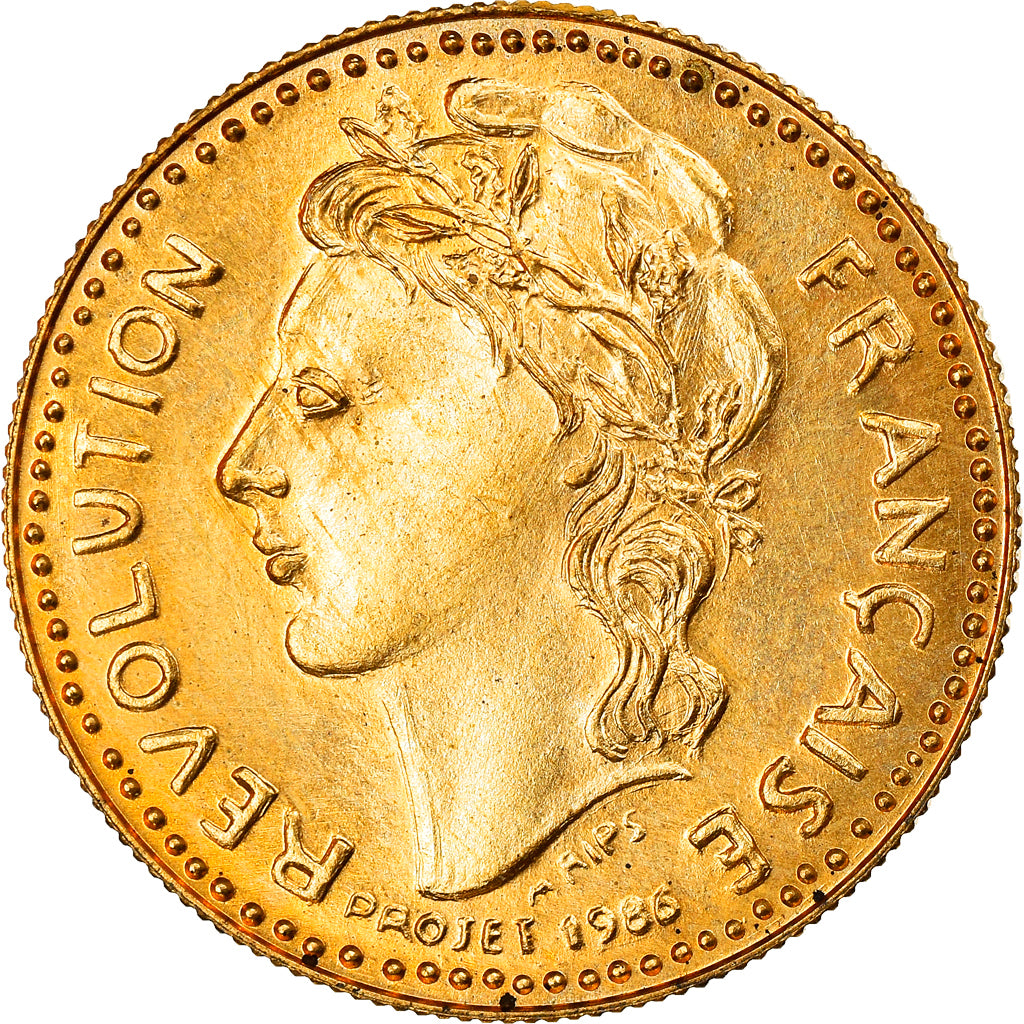 France, Medal, Révolution Française, Liberté, 1989, Rips, MS(60-62), Bronze