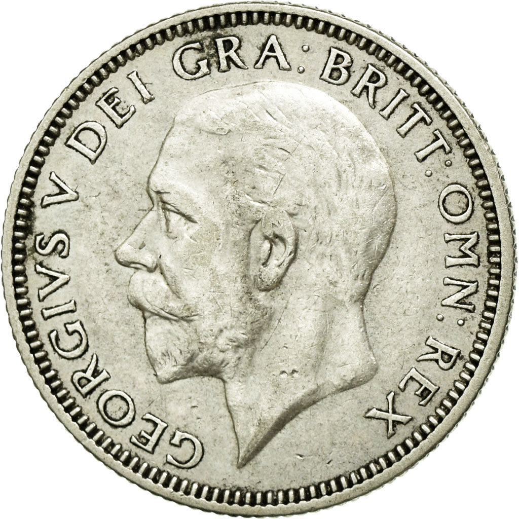 Coin, Great Britain, George V, Shilling, 1933, AU(50-53), Silver, KM:833