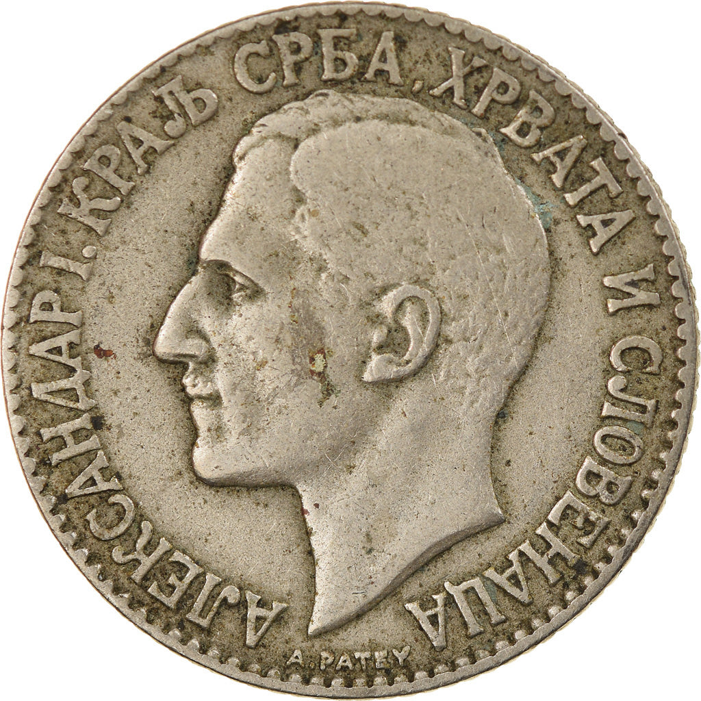 Moneta, Grecia, 2 Dinara, 1925, MB+, Alluminio-bronzo