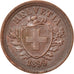 Coin, Switzerland, Rappen, 1899, Bern, AU(55-58), Bronze, KM:3.1