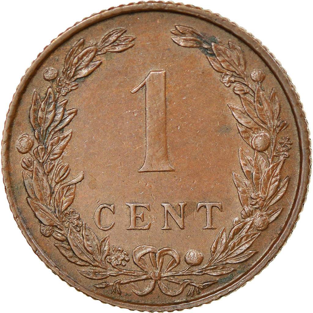 Coin, Netherlands, Wilhelmina I, Cent, 1905, AU(50-53), Bronze, KM:132.1