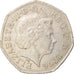 Coin, Great Britain, Elizabeth II, 50 Pence, 2006, EF(40-45), Copper-nickel