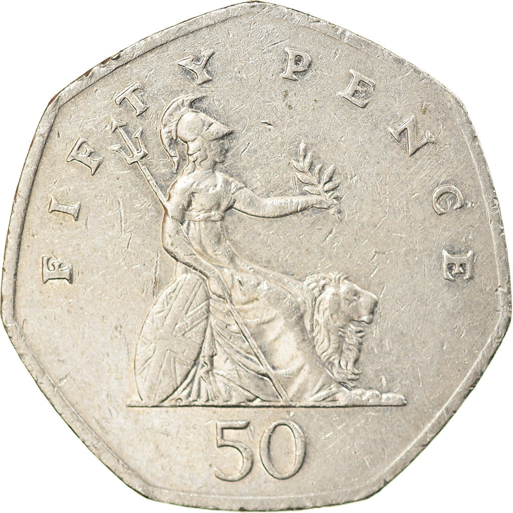 Coin, Great Britain, Elizabeth II, 50 Pence, 2006, EF(40-45), Copper-nickel