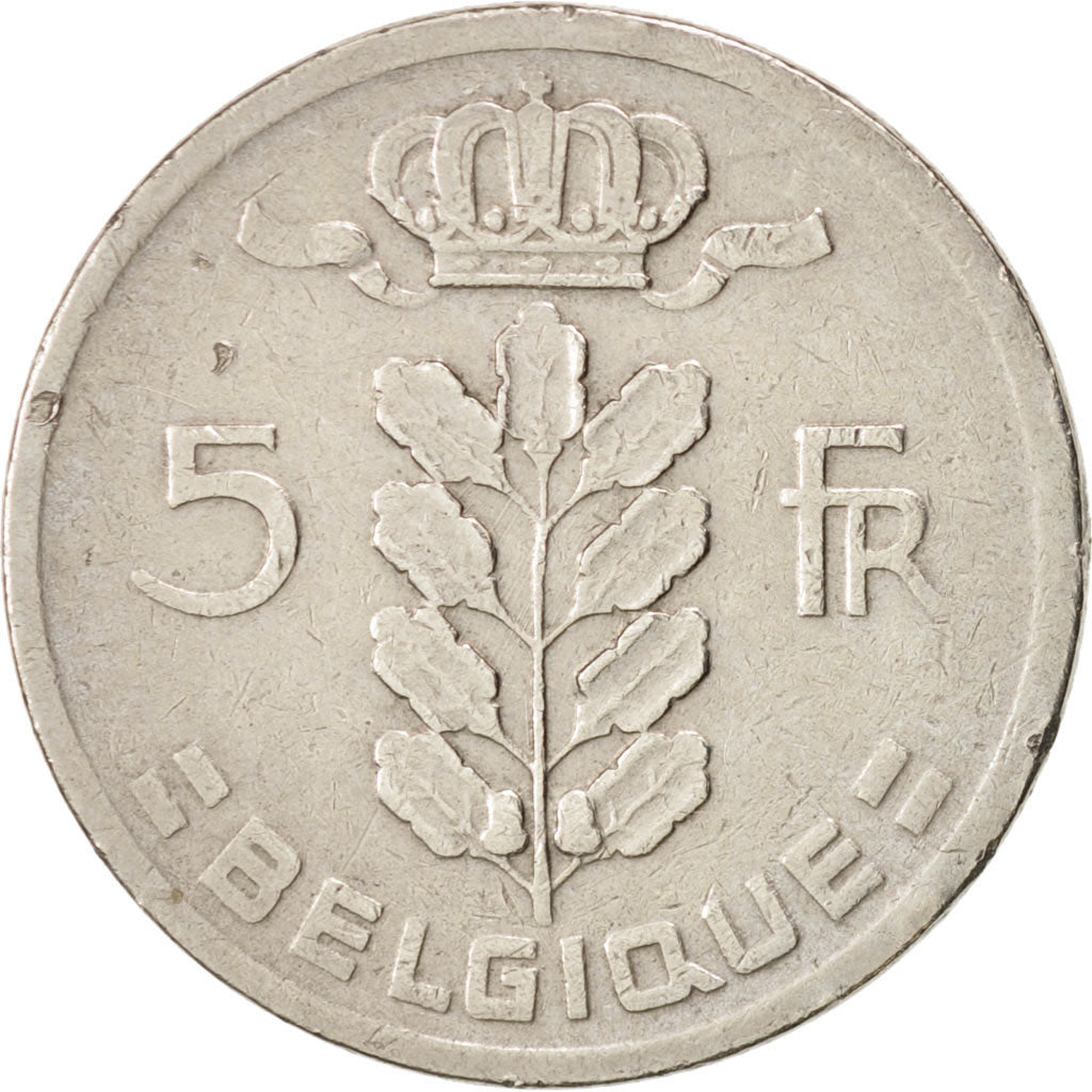 Coin, Belgium, 5 Francs, 5 Frank, 1958, EF(40-45), Copper-nickel, KM:134.1