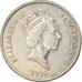 Moneta, Nuova Zelanda, Elizabeth II, 10 Cents, 1982, Tehran, BB, Rame-nichel