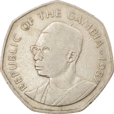 Coin, GAMBIA, THE, Dalasi, 1987, EF(40-45), Copper-nickel, KM:29