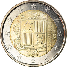 Andorra, 2 Euro, 2014, MS(63), Bi-Metallic, KM:New