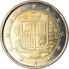 Andorra, 2 Euro, 2014, MS(63), Bi-Metallic, KM:New
