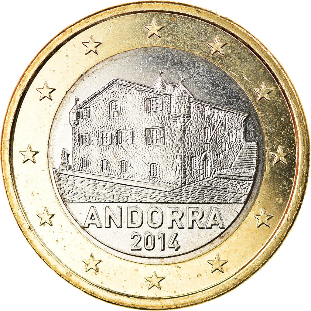 Andorra, 1 Euro, 2014, SPL, Bi-metallico, KM:New