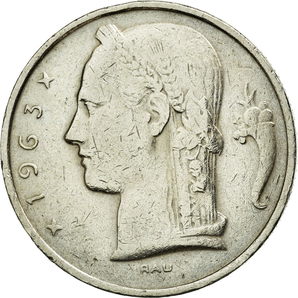 Monnaie, Belgique, 5 Francs, 5 Frank, 1963, TTB+, Copper-nickel, KM:134.1