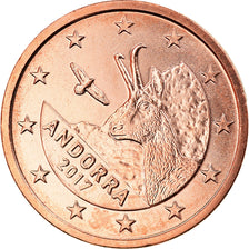 Andorra, 2 Euro Cent, 2017, MS(65-70), Copper Plated Steel, KM:New