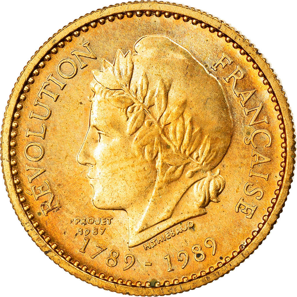 Francia, medaglia, Révolution Française, Egalité, 1989, Thiébaud, SPL