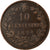 Coin, Italy, Umberto I, 10 Centesimi, 1894, Rome, EF(40-45), Copper, KM:27.1