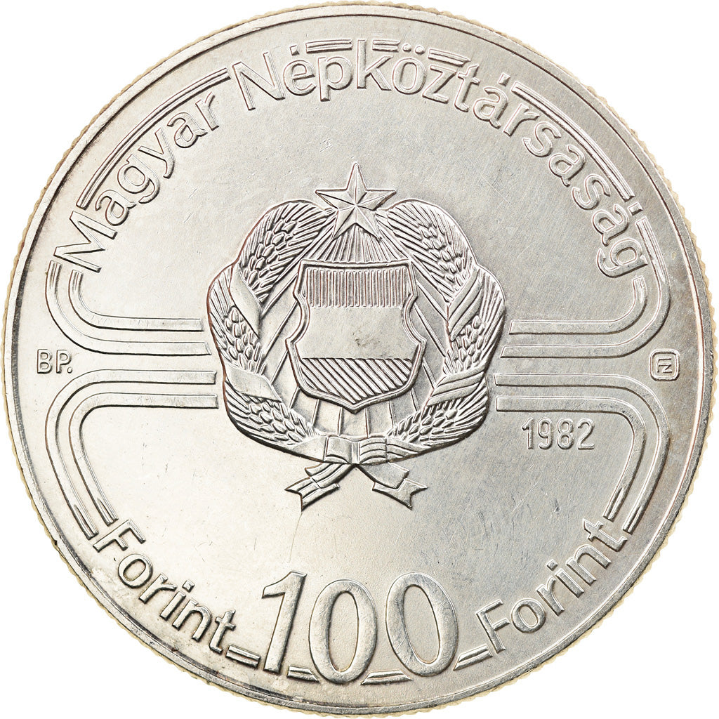 Moneta, Ungheria, 100 Forint, Szaz, 1982, BB+, Rame-nichel, KM:626