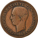 Coin, Greece, George I, 10 Lepta, 1869, Strassburg, EF(40-45), Copper, KM:43