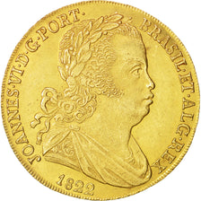 Monnaie, Portugal, Jo, Peca, 6400 Reis, 1822, Lisbonne, SUP, Or, KM:364