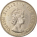 Coin, Jersey, Elizabeth II, 5 Shilling, 1966, EF(40-45), Copper-nickel, KM:28