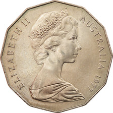 Coin, Australia, Elizabeth II, 50 Cents, 1977, AU(50-53), Copper-nickel, KM:70