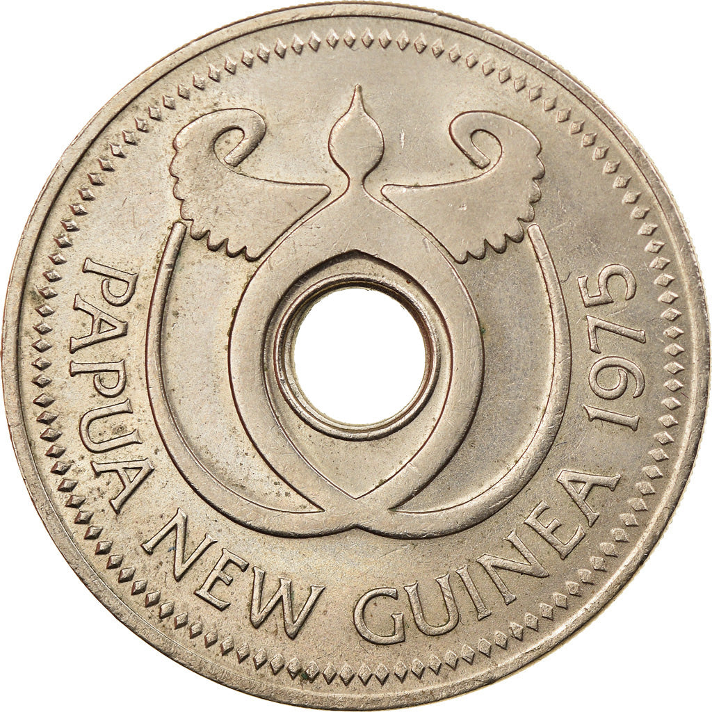 Moneta, Papua Nuova Guinea, Kina, 1975, SPL, Rame-nichel, KM:6