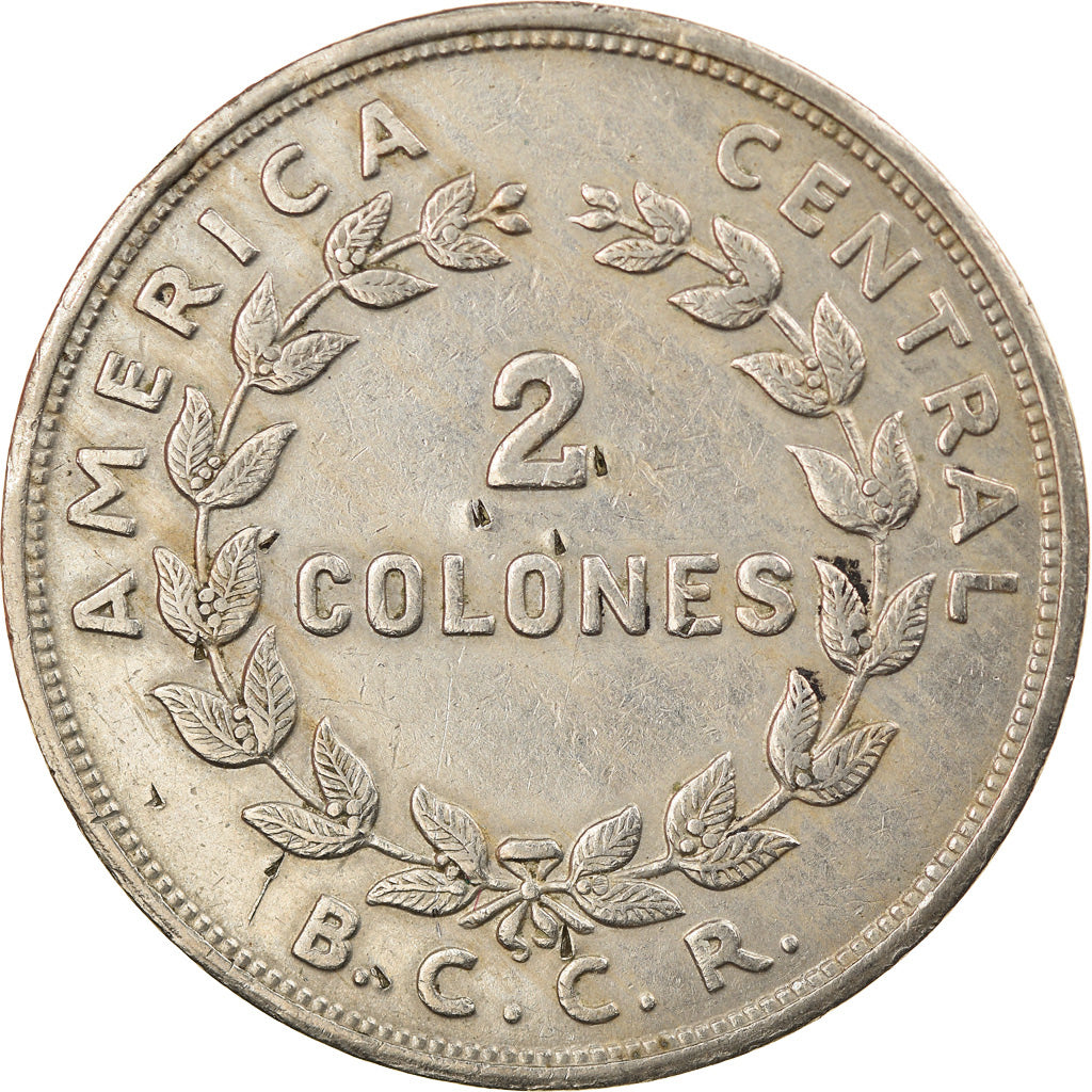 Monnaie, Costa Rica, 2 Colones, 1961, TTB, Copper-nickel, KM:187.1a
