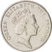 Hong Kong, Elizabeth II, 5 Dollars, 1989, EF(40-45), Copper-nickel, KM:56
