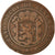 Moeda, Luxemburgo, William III, 10 Centimes, 1860, Paris, VF(20-25), Bronze