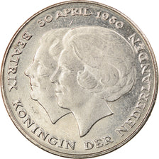 Moneta, Paesi Bassi, Juliana, 2-1/2 Gulden, 1980, BB, Argento, KM:185