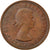 Coin, Australia, Elizabeth II, Penny, 1964, EF(40-45), Bronze, KM:56