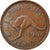 Munten, Australië, Elizabeth II, Penny, 1964, ZF, Bronze, KM:56