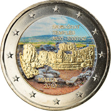 Malta, 2 Euro, Temples, 2019, Colourized, SC, Bimetálico, KM:New