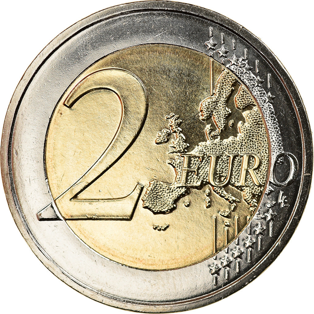 Malta, 2 Euro, Temples, 2019, Colourized, SC, Bimetálico, KM:New
