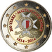 Malta, 2 Euro, Police force, 2014, Colourized, MS(63), Bi-Metallic, KM:New