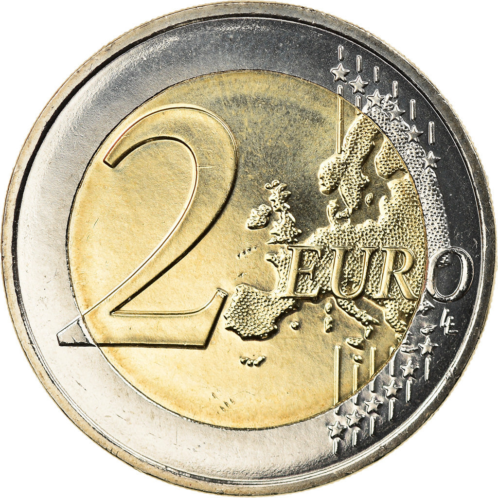 Malta, 2 Euro, Temples, 2016, Colourized, MS(63), Bi-Metallic, KM:New